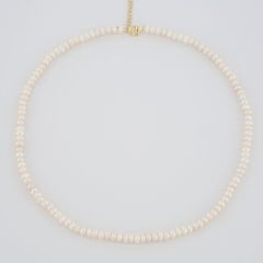 Faye Doğal İnci Taşlı Klasik Kolye