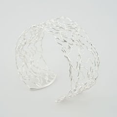 Lia Avangart Tasarım Gümüş Bilezik