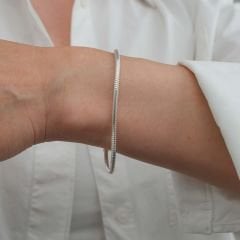 Sena Balıksırtı Zincir Gümüş Bileklik