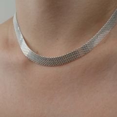 Lara Örgülü Gümüş Kolye