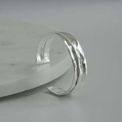 Vanessa Avangart Gümüş Bilezik