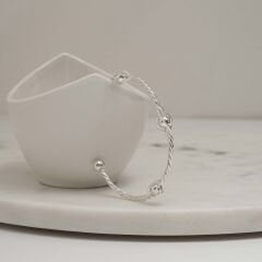 Asena Burgu Gümüş Bilezik