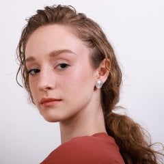 Kyra Yuvarlak Döngü Küpe Silver