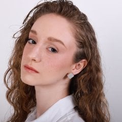 Aida Kare Küpe Silver