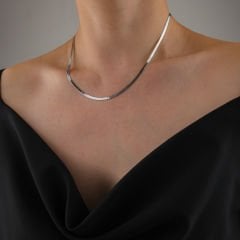 Layla İtalyan Zincir Kolye | Silver