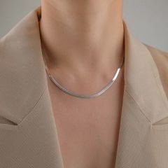 Layla İtalyan Zincir Kolye | Silver