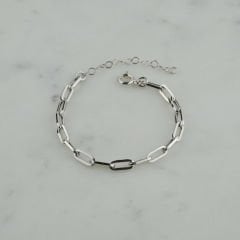 Maya Basic Zincir Bileklik | Silver