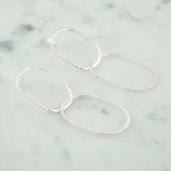 Vivien Uzun Gümüş Küpe