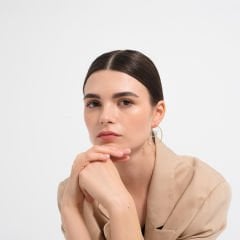 Jenny Doğal İncili Gümüş Küpe