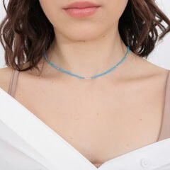 Gaya Turkuaz Taşlı Kolye