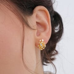 Paulina Çift Renk Küpe