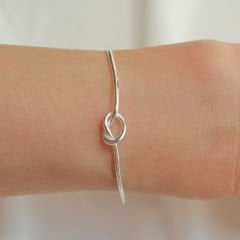 Elvira Düğüm Bilezik | Silver