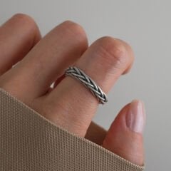 Lina Mat Gümüş Yüzük