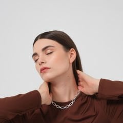 Kira Kalın Zincir Kolye