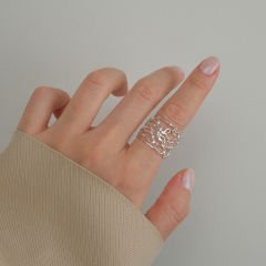 Lia Avangart Gümüş Yüzük