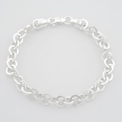 Ella Halka Zincir Gümüş Bileklik