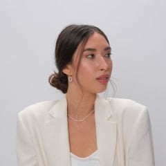 Greta Doğal İnci Taşlı Gümüş Küpe